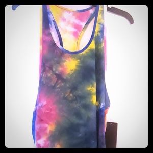 Yogo Athleticia Racerback tie dyed tank